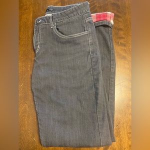 Cozy & Warm prAna Flannel Lined Boyfriend Jeans